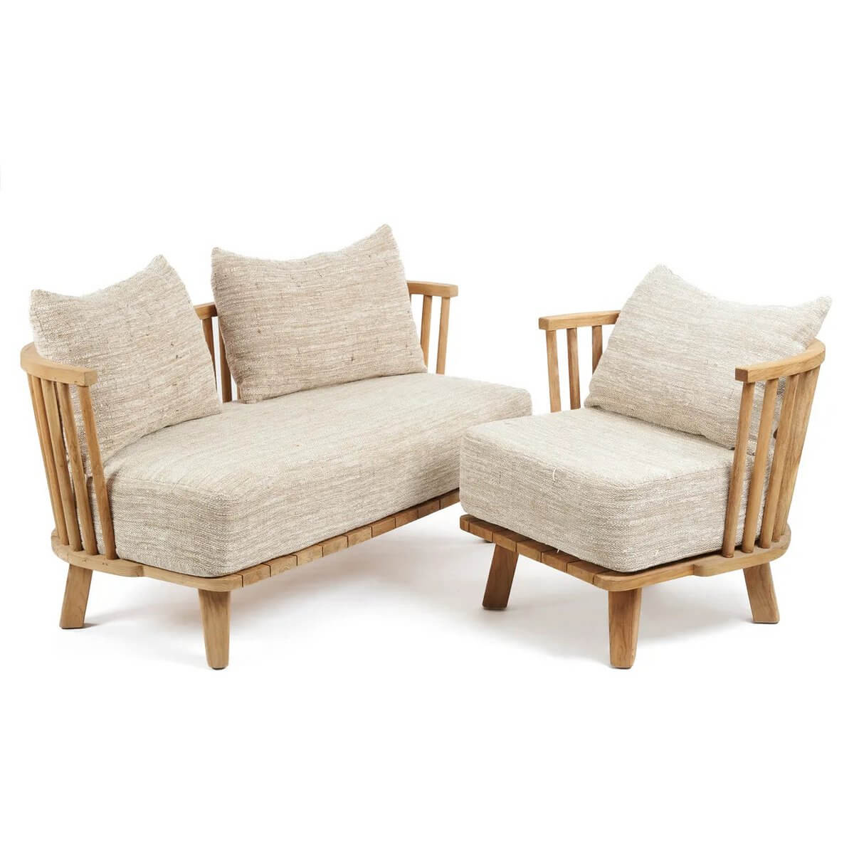 De Malawi tweezitter - natuurlijk beige