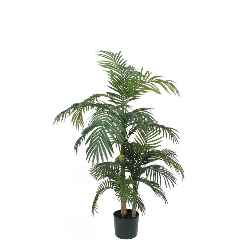 Areca palm Kunstplant - H150 x Ø100 cm - groen-Kunst planten-Mica Decorations-Ik Hout ervan.