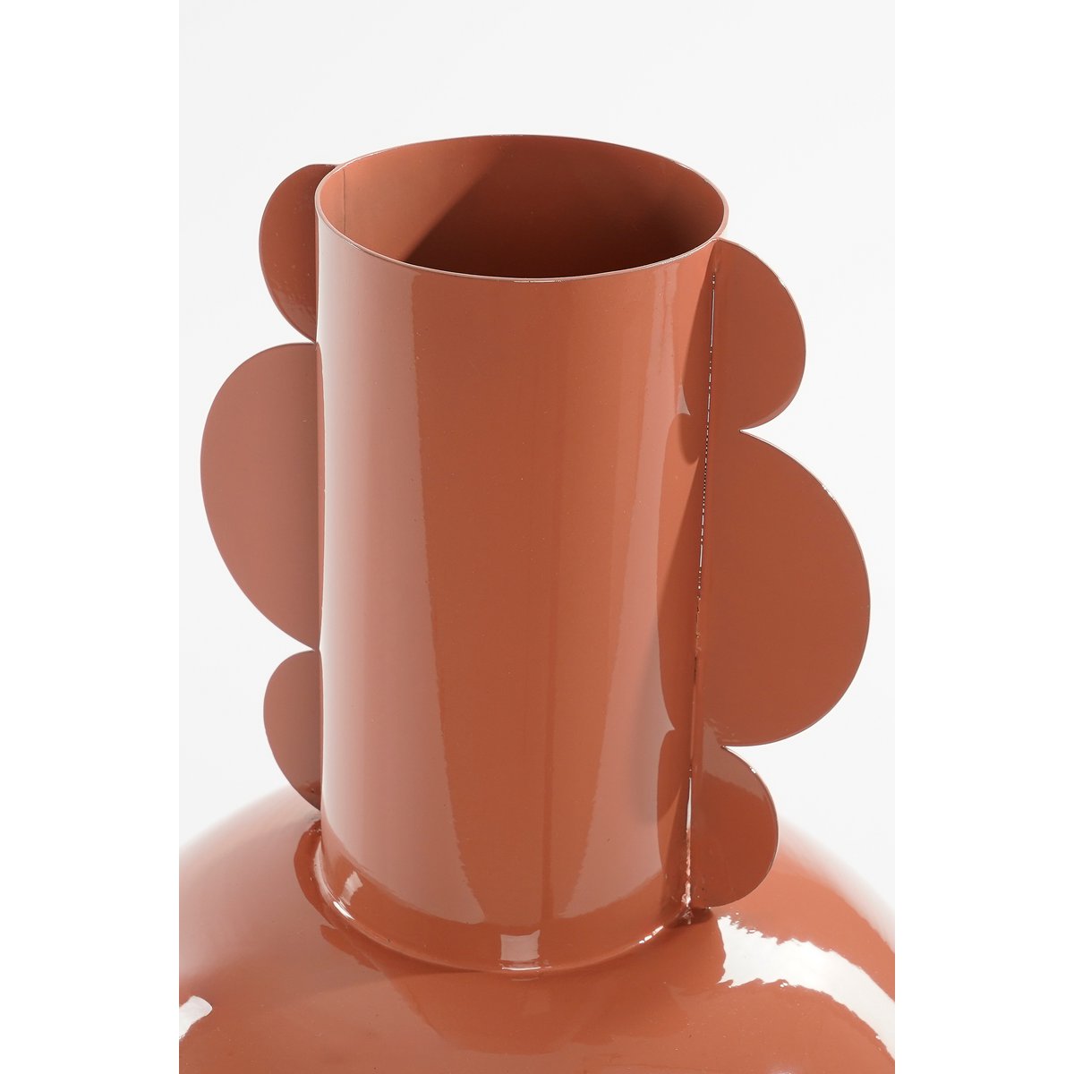 Boyd Vaas - H36 x Ø25 cm - Metaal - Terra-vazen-Mica Decorations-Ik Hout ervan.