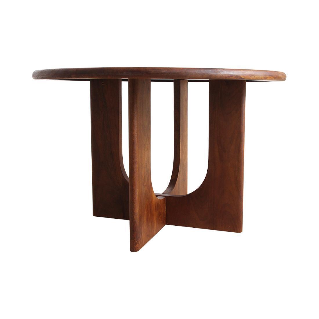 Bullnose Coliseo eettafel 120 cm-Raw Materials-Ik Hout ervan.