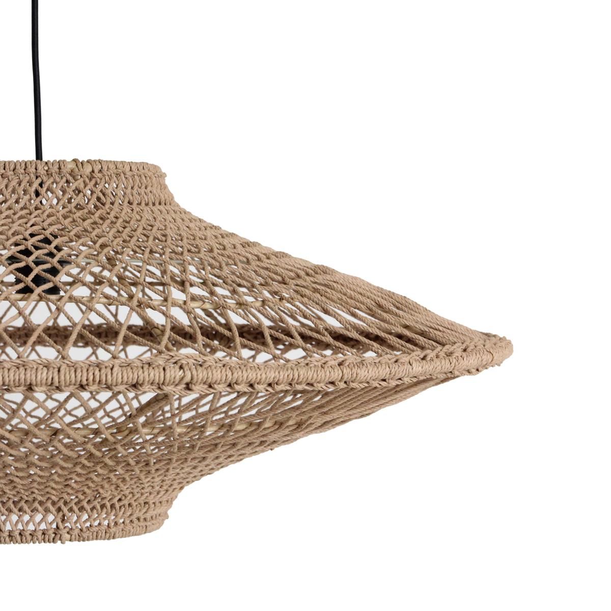 Corda hanglamp naturel large-Hanglampen-Raw Materials-Ik Hout ervan.