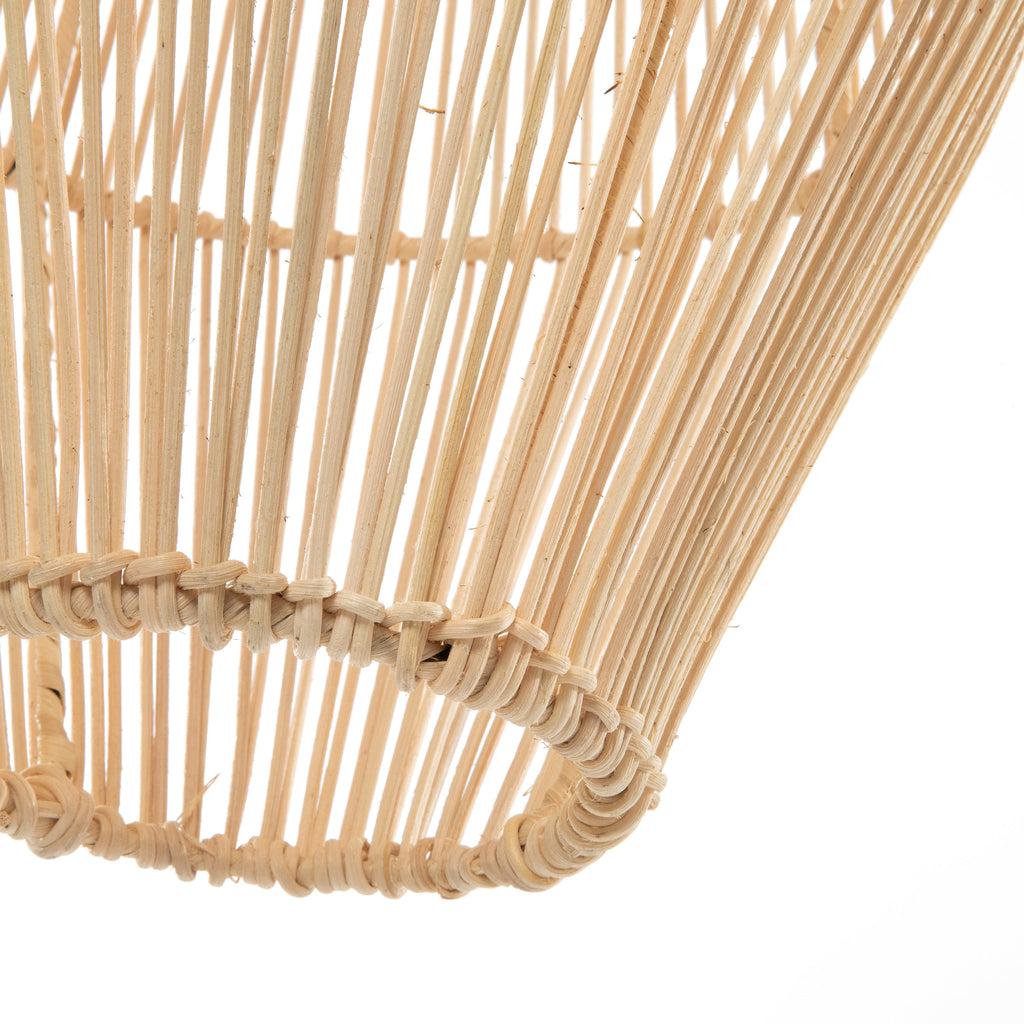 De Afrodisiac Hanglamp in een natuurlijk geweven design met vintage inspiratie, perfect voor stijlvolle verlichting in elk interieur.