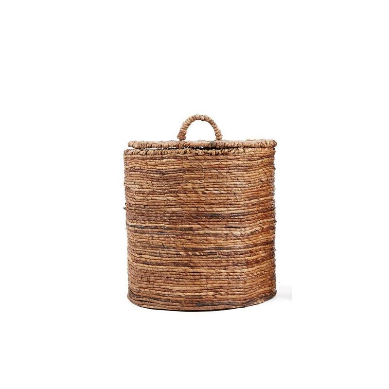 De Chingon Banana -manden - Natuurlijk - M-manden met deksel-Bazar Bizar Living-Ik Hout ervan.