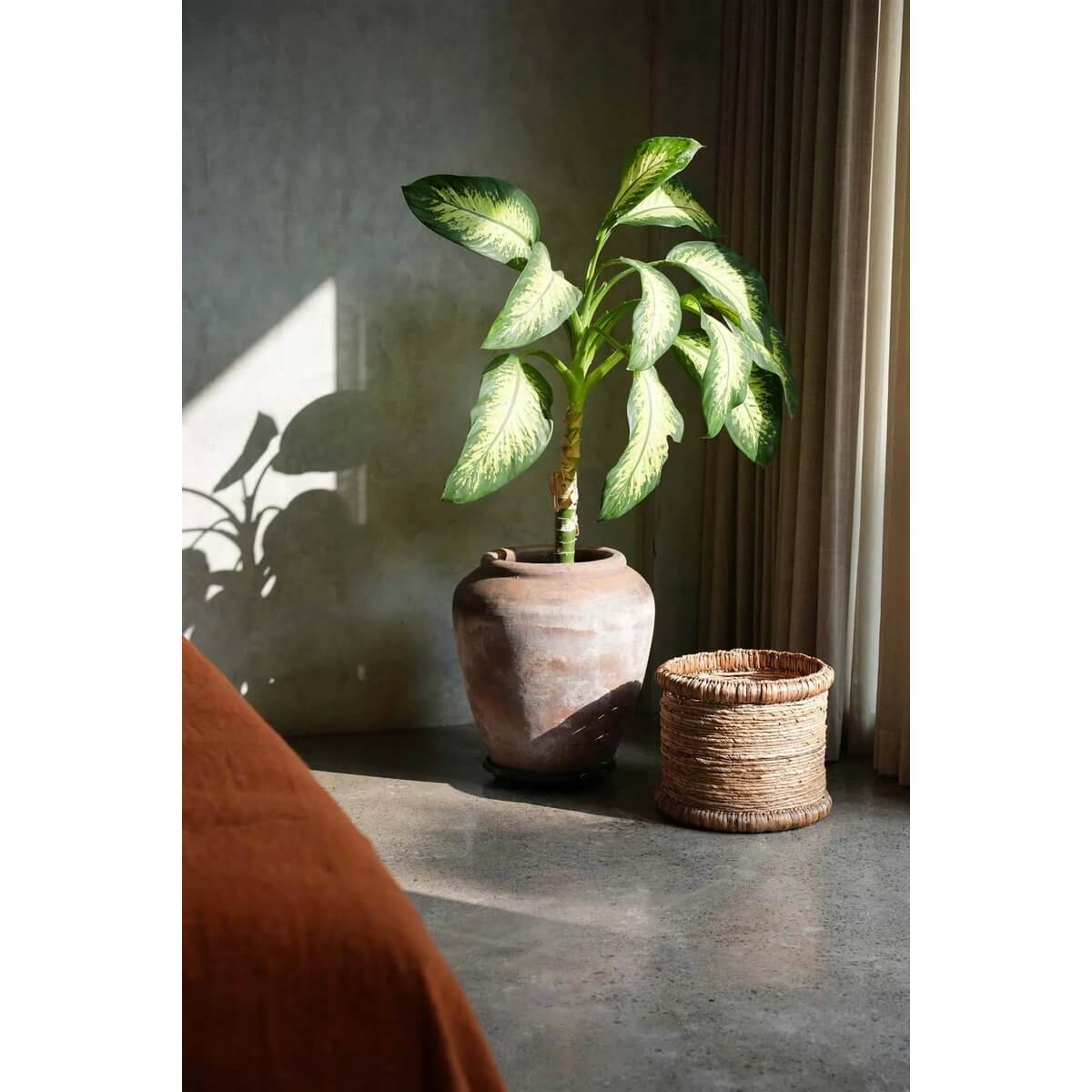 De Chuka-mand-Bazar Bizar Living-Ik Hout ervan.