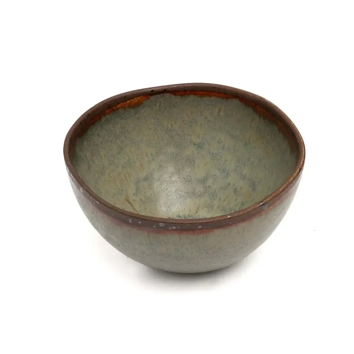 Handcrafted Portuguese ceramic bowl from the Côa collection, medium size, featuring rustic natural tones. Perfect for bohemian dining.