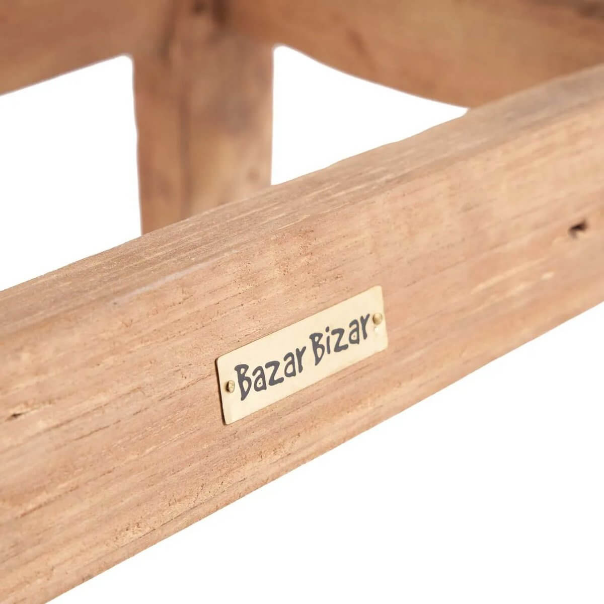 De Fab Rustieke Kruk - Naturel-Bazar Bizar Living-Ik Hout ervan.