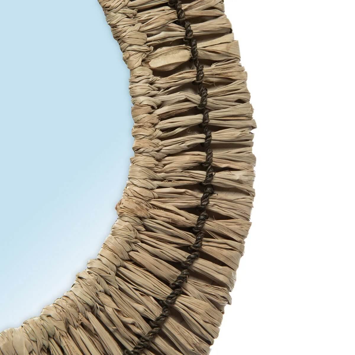 De Gajih Spiegel - Naturel Zwart - S-Bazar Bizar Living-Ik Hout ervan.