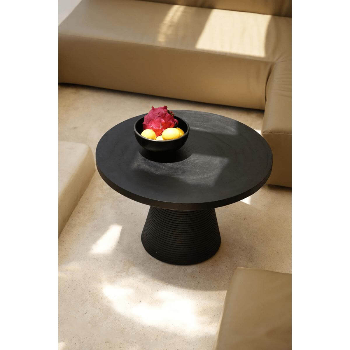 De Hi Matata salontafel - zwart-Bazar Bizar Living-Ik Hout ervan.