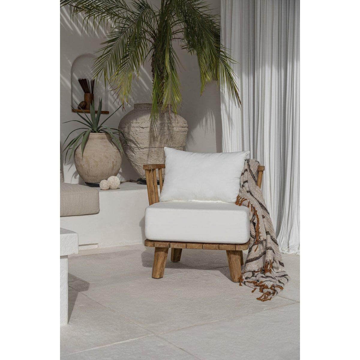 De Malawi Eenzitsbank - Natuurlijk Wit-The Malawi-Bazar Bizar Living-Ik Hout ervan.