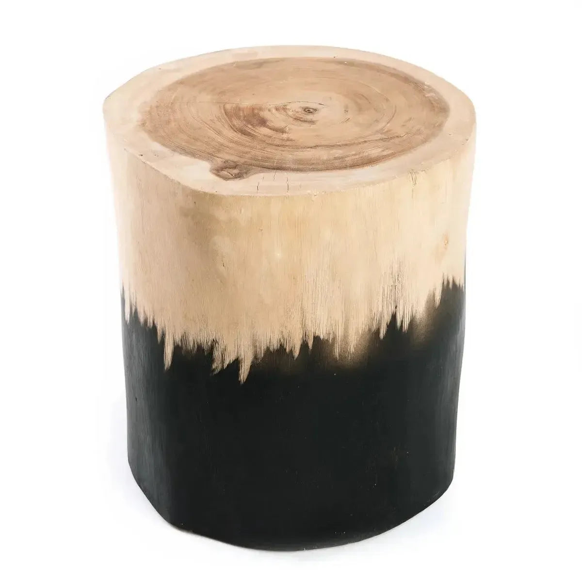 De Morocho Kruk - Zwart Natuurlijk-kruk-Bazar Bizar Living-Ik Hout ervan.