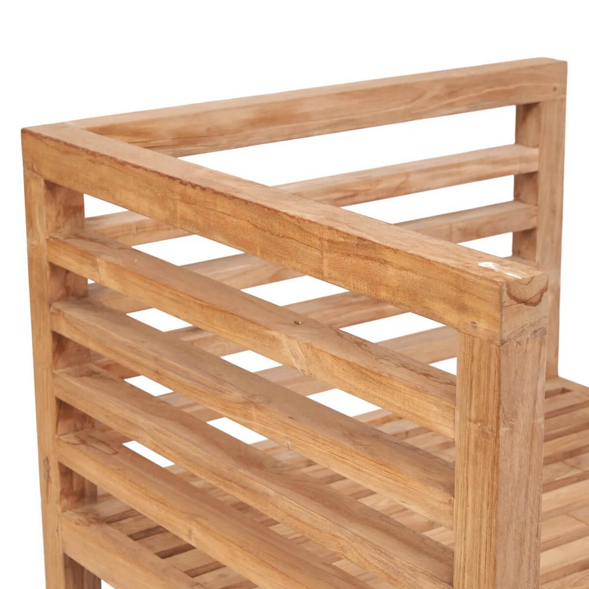 Alt Tag: Bohemian style modular corner piece from De Moyo made of wood, emphasizing sustainable luxury and nature-friendly design.