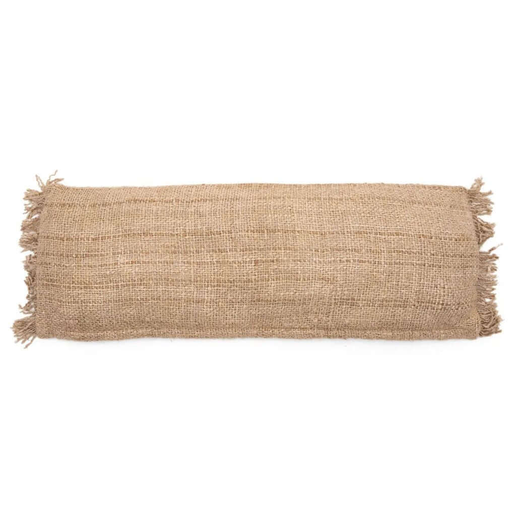 Beige kussenhoes 35x100 cm, boho stijl. Perfect voor een chique, zachte inrichting. Materiaal: Zacht katoen. Geen binnenkussen inbegrepen.