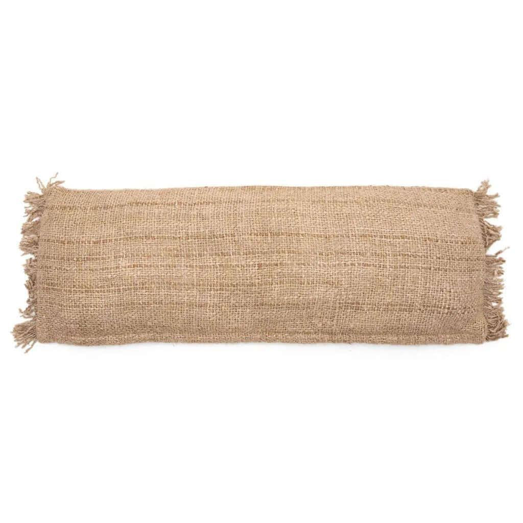 Beige kussenhoes 35x100 cm, boho stijl. Perfect voor een chique, zachte inrichting. Materiaal: Zacht katoen. Geen binnenkussen inbegrepen.