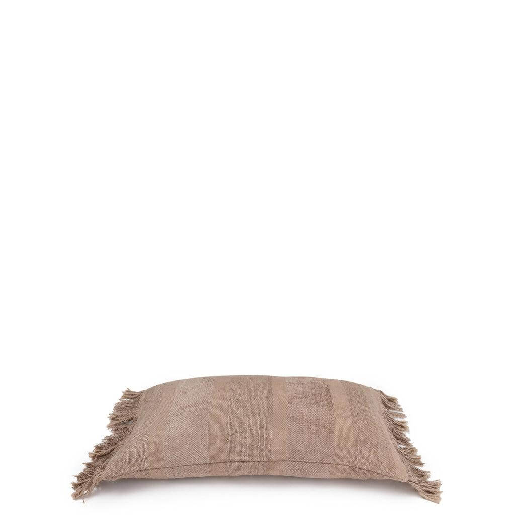 Kussenhoes De Oh My Gee in concrete velvet, 30x50 cm, boho stijl, handgemaakt katoenen textuur, woonkamer decoratie.