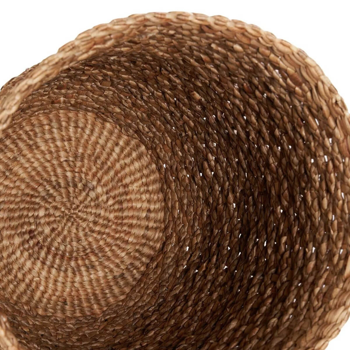 Bohemian style Rumih basket with natural woven texture, perfect for organizing home essentials and adding earthy warmth to your decor.