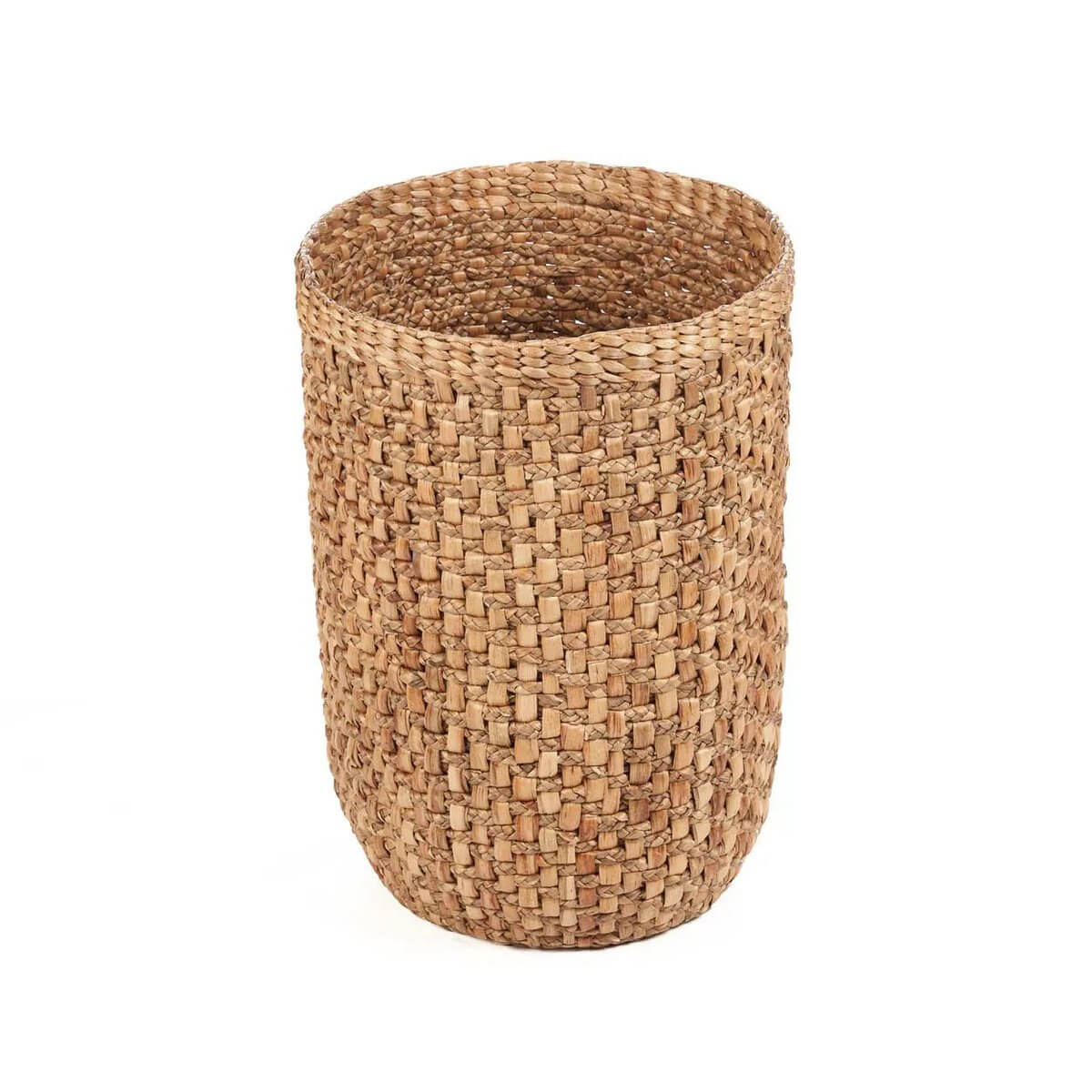 Bohemian De Rumih Basket in natural finish for stylish home organization and design.