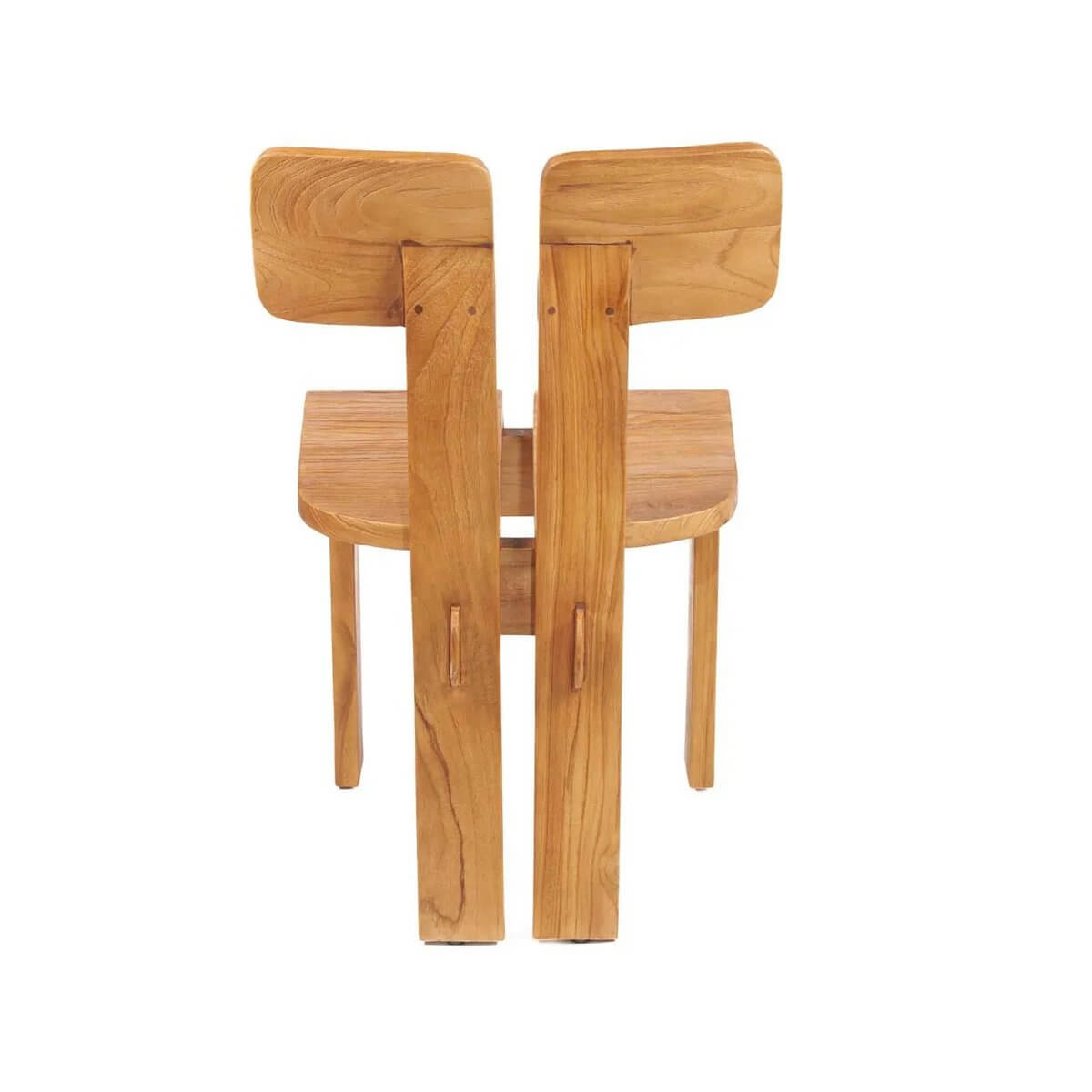 De Sama Sama Eetkamerstoel - Naturel-stoelen-Bazar Bizar Living-Ik Hout ervan.
