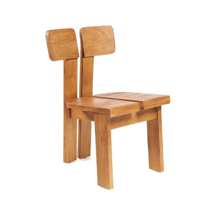 De Sama Sama Eetkamerstoel - Naturel-stoelen-Bazar Bizar Living-Ik Hout ervan.