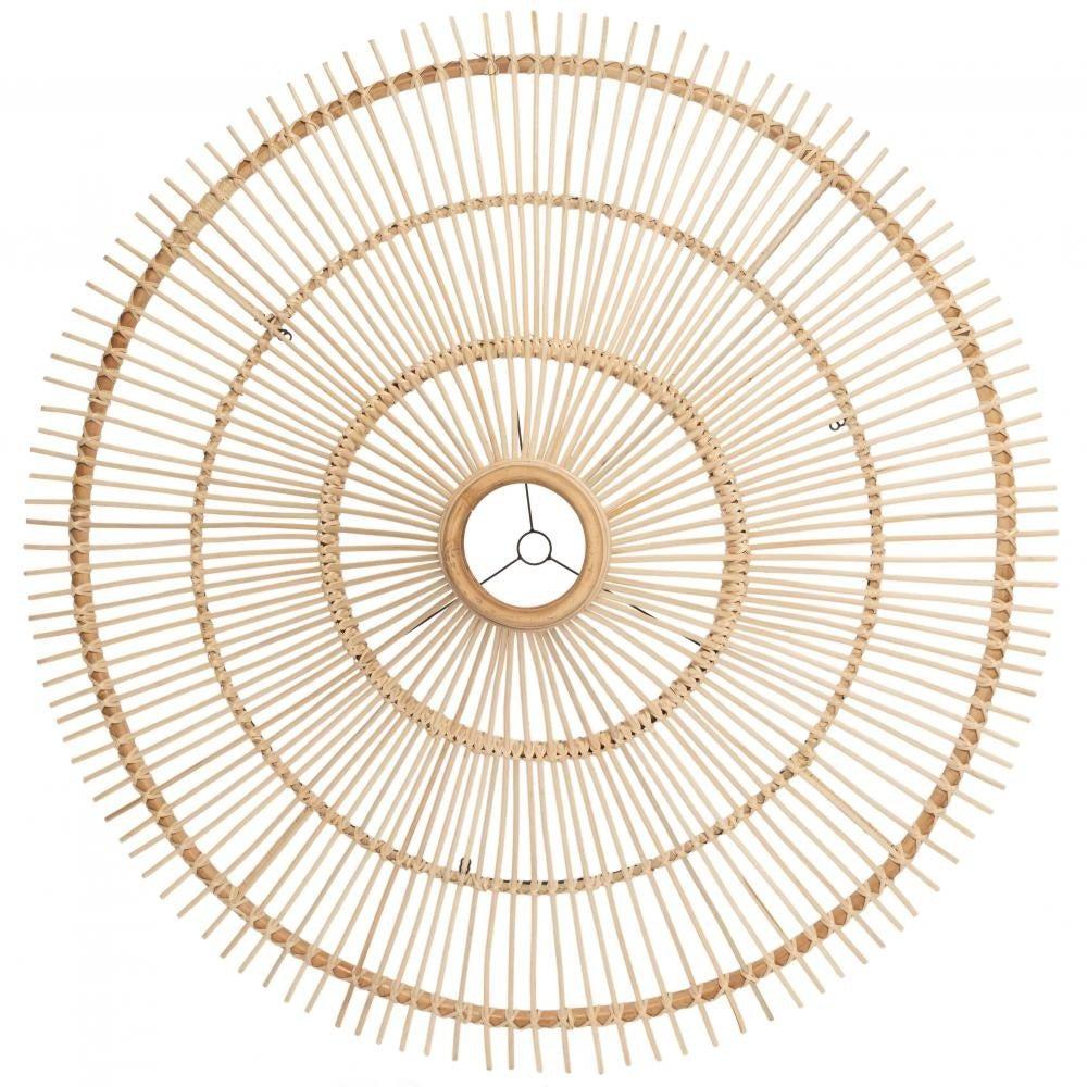De Sky Hanglamp XXL in naturel rotan, een plafondkunstwerk dat je interieur laat stralen. Perfect voor een stijlvolle woonruimte.