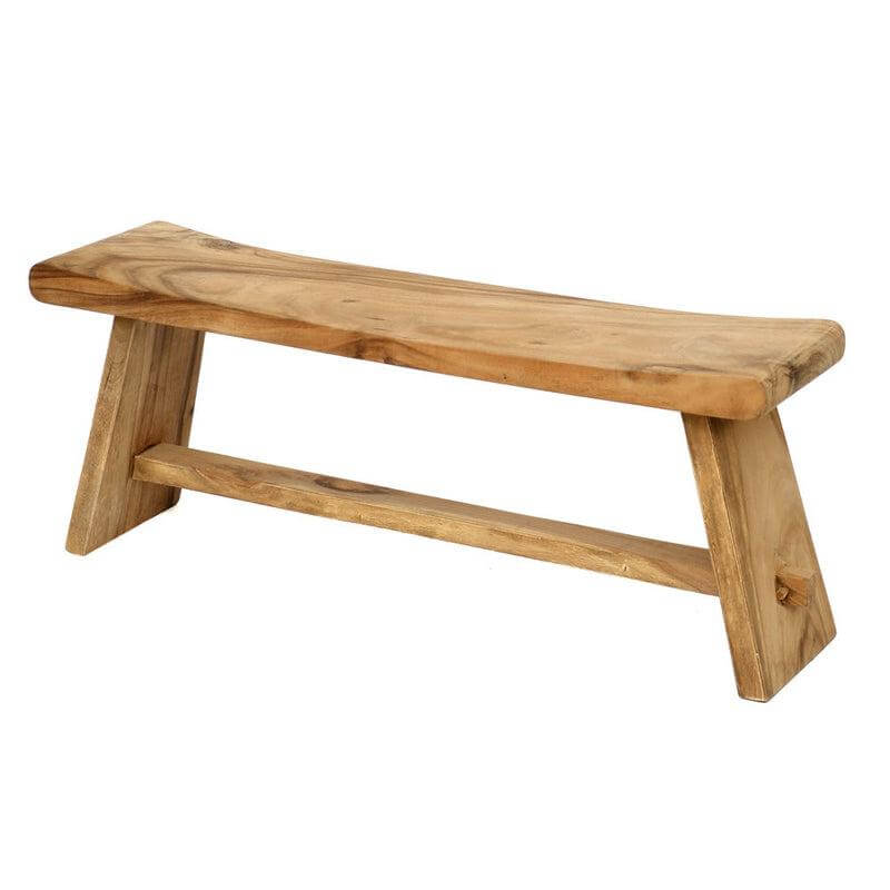Suar hout bank - Natuurlijke elegantie voor huis en tuin, tijdloos en geschikt voor elke ruimte.