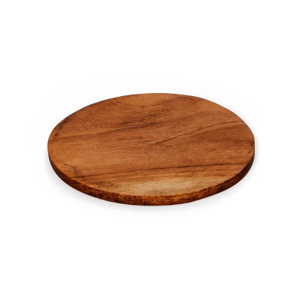 De Teak Root Nordic Coaster by Bazar Bizar Living, a Bohemian-style multifunctional coaster, 10cm, perfect blend of style and function.