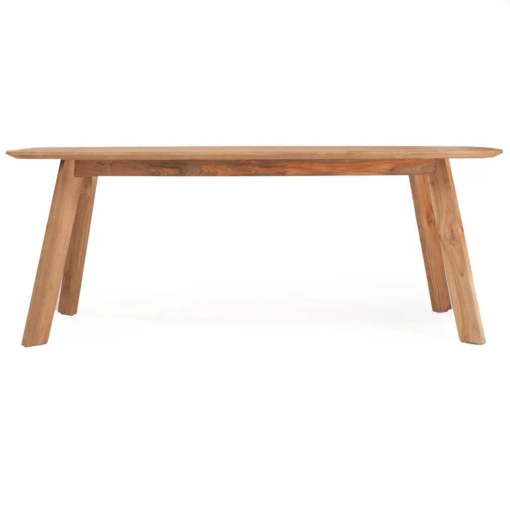 Moderne De Tutuala eettafel van hout voor buitengebruik.