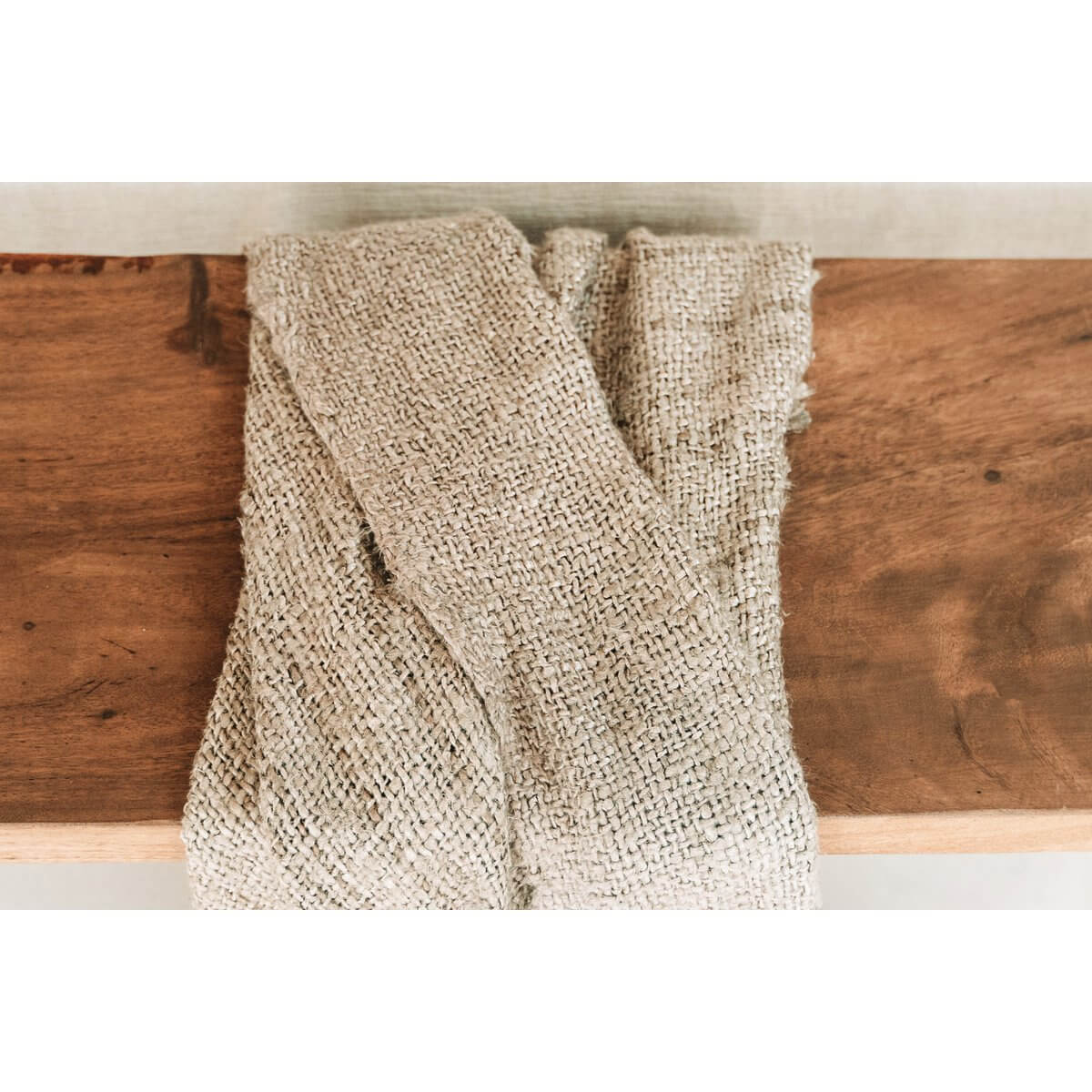 De s'il vous Plaid - Beige-Plaids-Bazar Bizar Living-Ik Hout ervan.