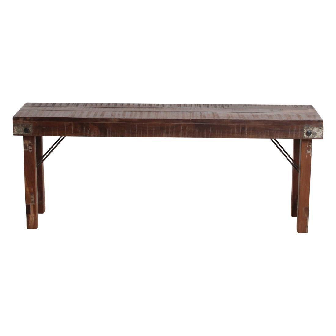 Eetkamerbank inklapbaar - 120 cm-tafel-Raw Materials-Ik Hout ervan.