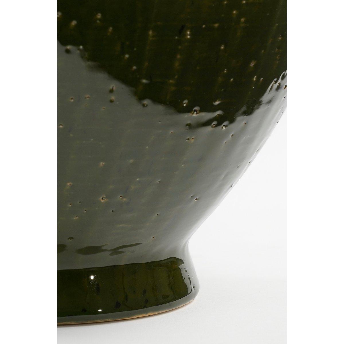 Elena Vaas - H34 x Ø26 cm - Keramiek - Groen-vazen-Mica Decorations-Ik Hout ervan.