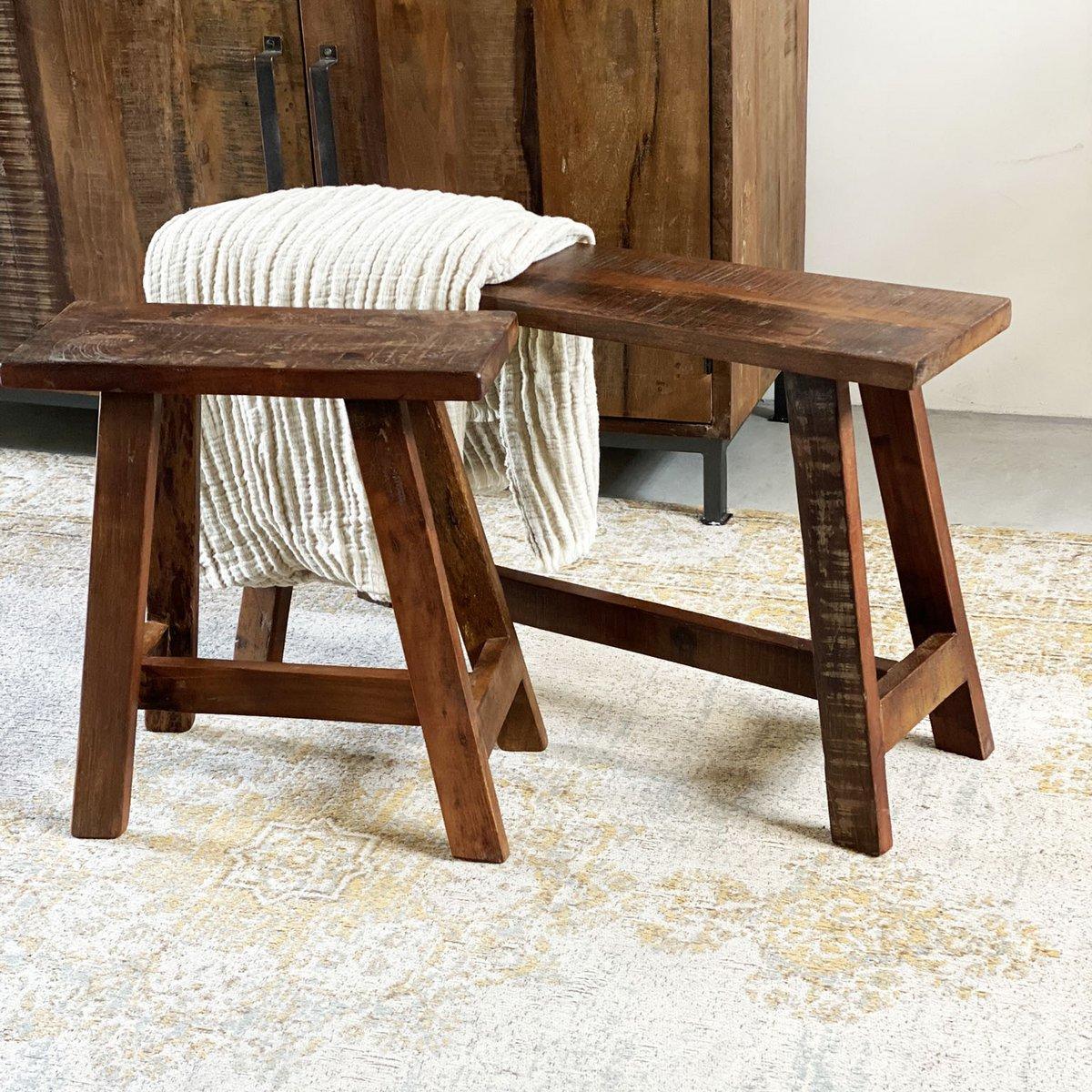 Factory 'bus stop' bankje large-bank-Raw Materials-Ik Hout ervan.