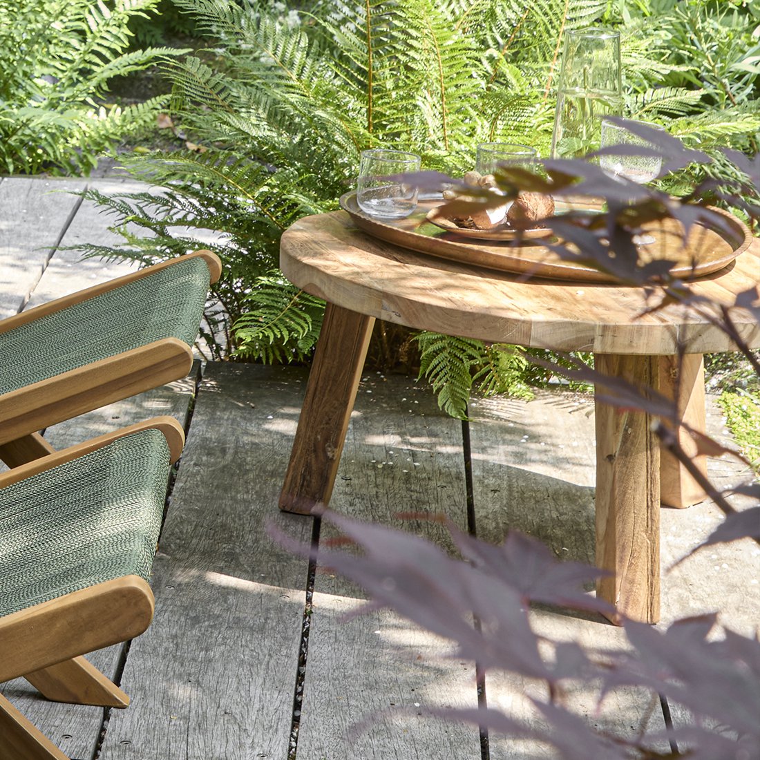 Farmwood salontafel rond-Raw Materials-Ik Hout ervan.