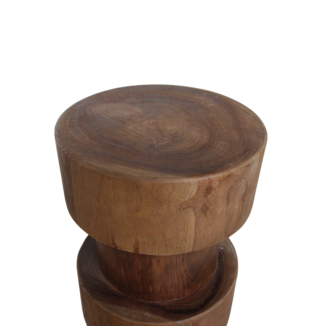 Forma barkruk Totoma naturel-Raw Materials-Ik Hout ervan.