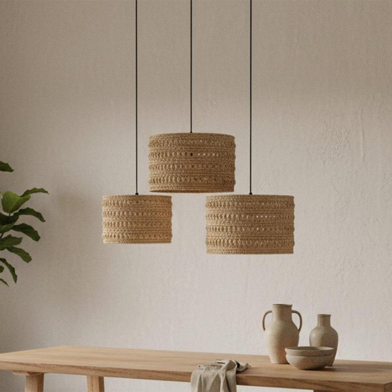 Herba hanglamp naturel medium-Hanglampen-Raw Materials-Ik Hout ervan.