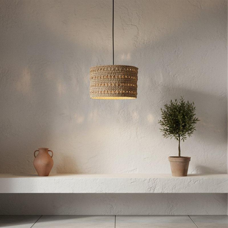 Herba hanglamp naturel small-Hanglampen-Raw Materials-Ik Hout ervan.