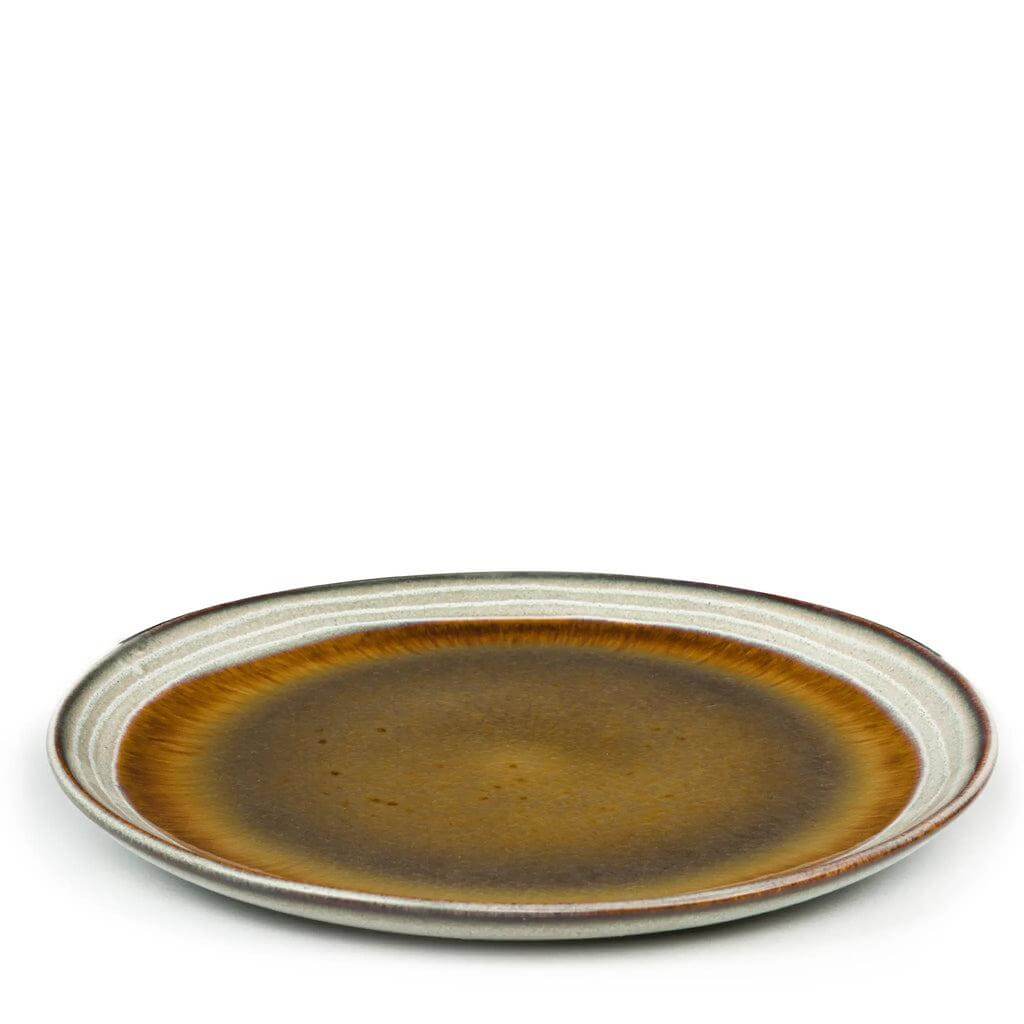 Het Comporta Bord M - Portugees keramiek servies met craquelé glazuur, perfect voor stijlvol tafelen bij elke gelegenheid. Set van 6.