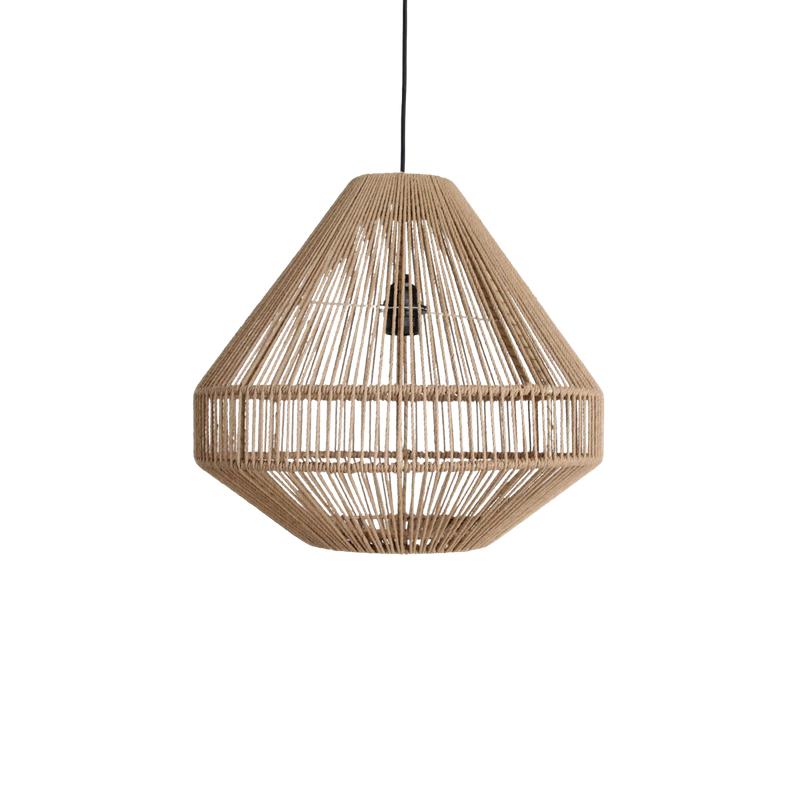 Linea hanglamp Diamond naturel-Hanglampen-Raw Materials-Ik Hout ervan.