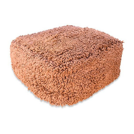 Marokkaans vintage vloerkussen K1290 met bohemian stijl en berberkleed textuur, perfect voor de woon- of slaapkamer.