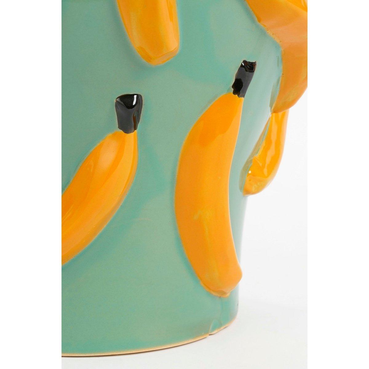 Moza Vaas - H30 x Ø27 cm - Keramiek - Groen, Geel-vazen-Mica Decorations-Ik Hout ervan.