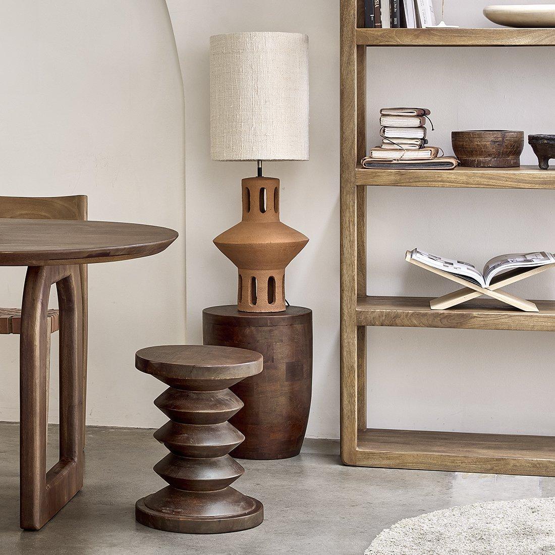 Pacific kruk/bijzettafel Kiribati-bijzettafel-Raw Materials-Ik Hout ervan.