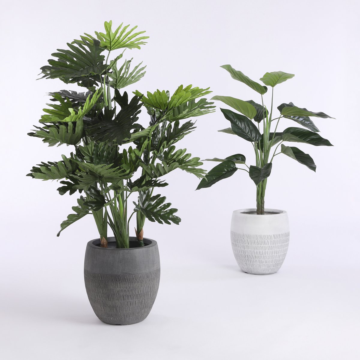 Philodendron Kunstplant - H100x Ø70 cm - Groen-Kunst planten-Mica Decorations-Ik Hout ervan.