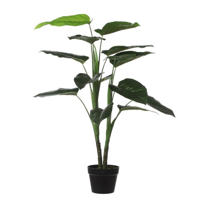 Philodendron Kunstplant - H100x Ø70 cm - Groen-Kunst planten-Mica Decorations-Ik Hout ervan.