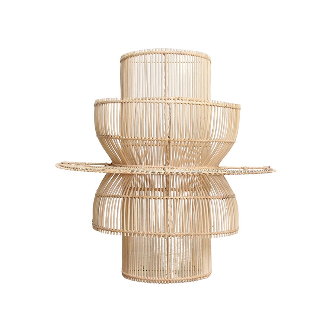 Saturn rotan wandlamp-wandlampen-Raw Materials-Ik Hout ervan.