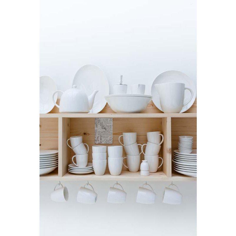 Set/16 Dinnerware Raw White-vtwonen-Ik Hout ervan.