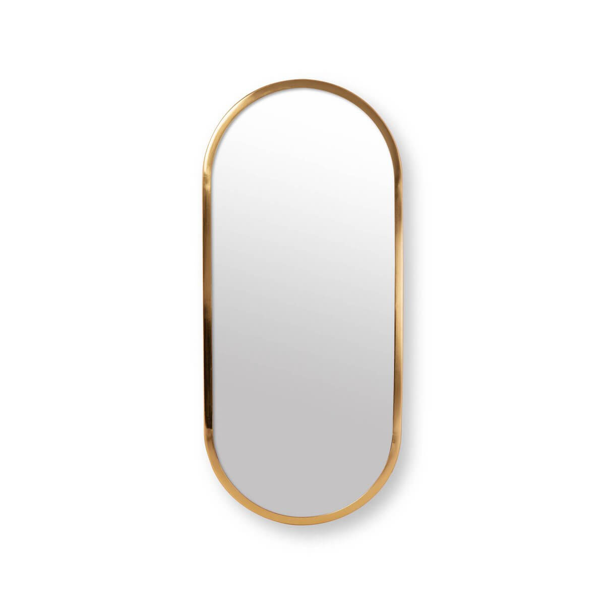 Bohemian-style oval gold mirror 20x50cm from vtwonen, perfect for chic décor.