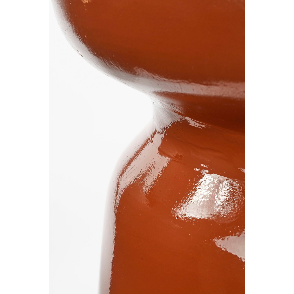 Stage Bijzettafel - H45 x Ø35 cm - Cement - Oranje-bijzettafel-Mica Decorations-Ik Hout ervan.