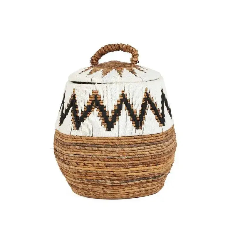 The Little Bay Strandmand-manden met deksel-Bazar Bizar Living-Ik Hout ervan.