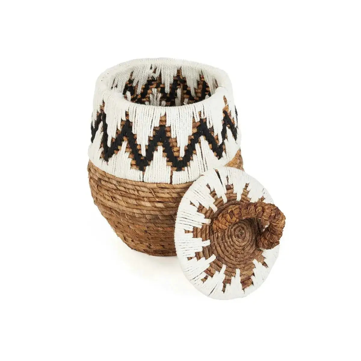 The Little Bay Strandmand-manden met deksel-Bazar Bizar Living-Ik Hout ervan.