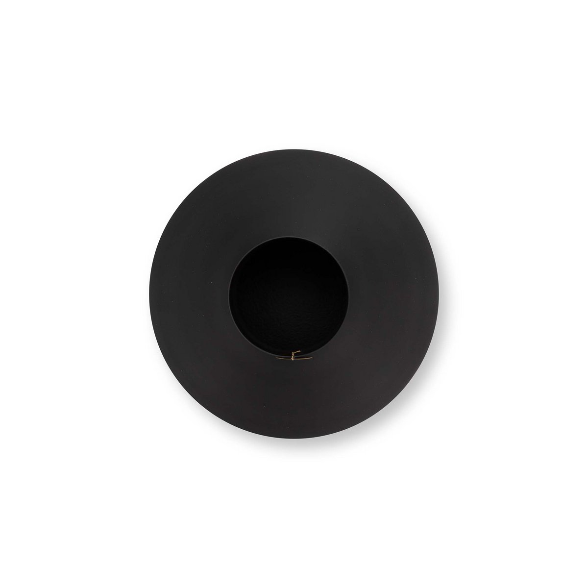 Vase Metal Black 24x30cm-vazen-vtwonen-Ik Hout ervan.