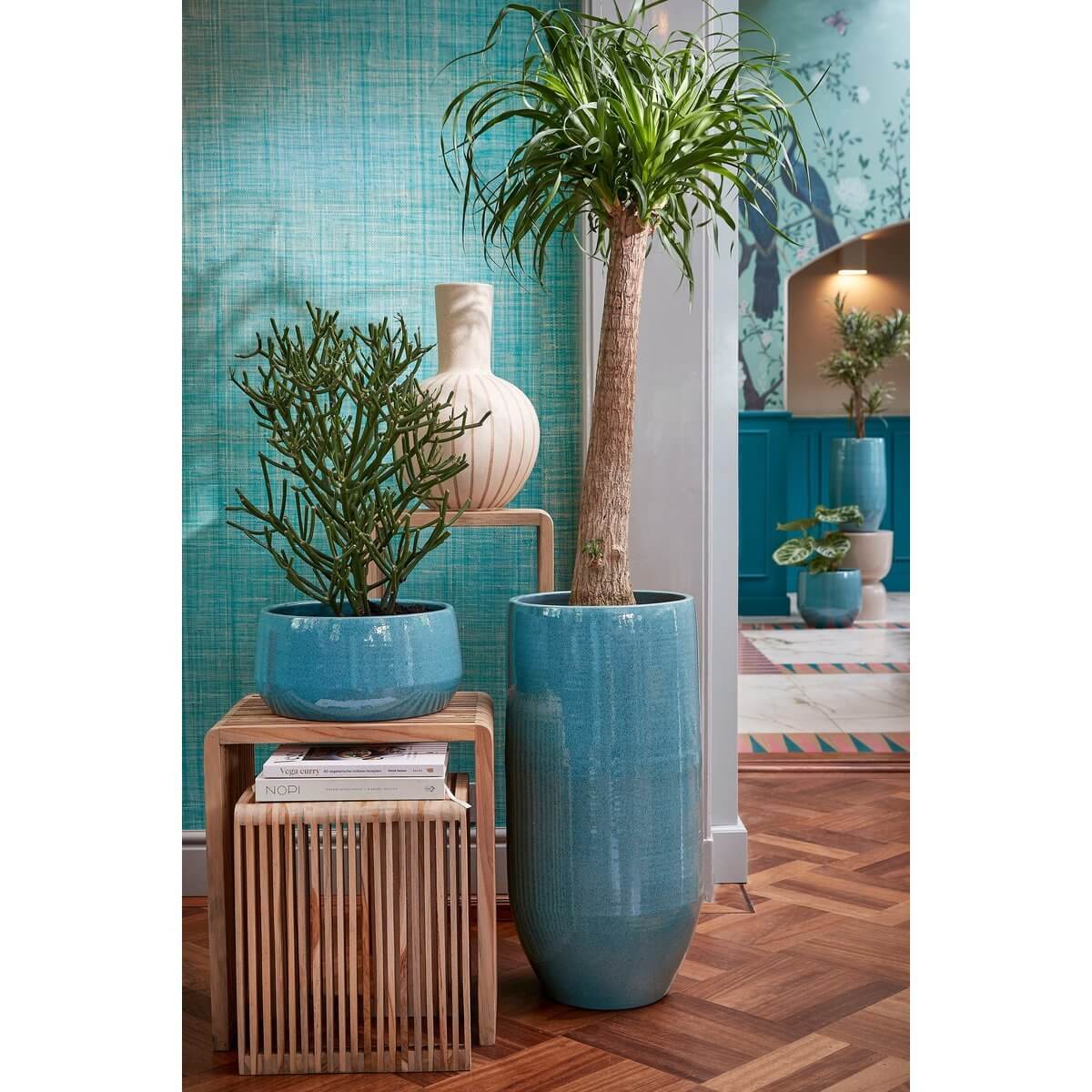 Yonker Bijzettafel - Set van 3 - L44 x B34 x H50 cm - Gerecycled Hout - Bruin-Mica Decorations-Ik Hout ervan.