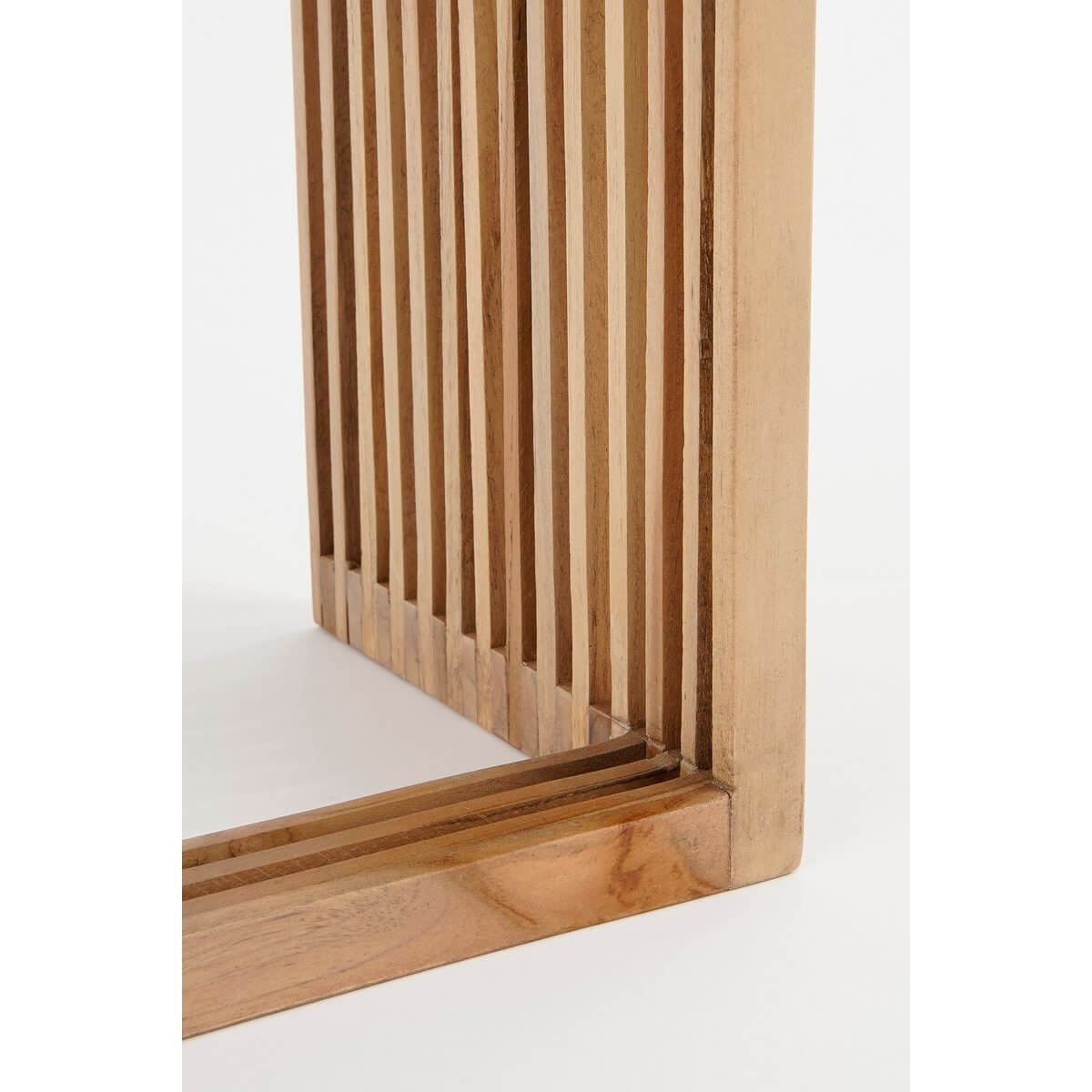 Yonker Plantentafel - Set van 2 - L35 x B25 x H80 cm - Gerecycled Hout - Bruin-Mica Decorations-Ik Hout ervan.